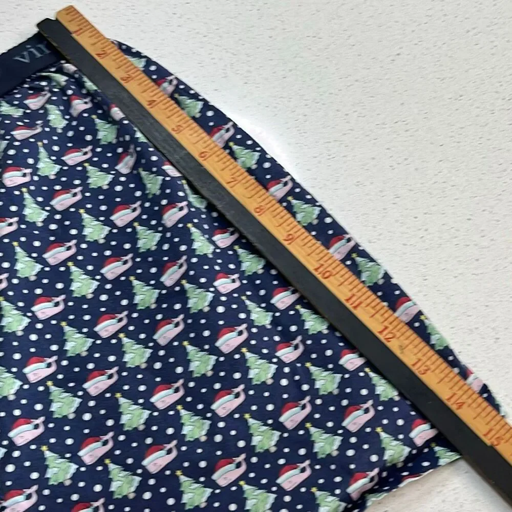 Vineyard Vines Christmas Boxer Shorts Santa Tree Print Size Large Holiday